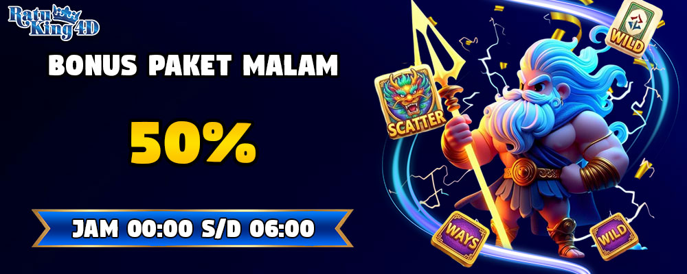 Promo Paket Malam 50% Slot